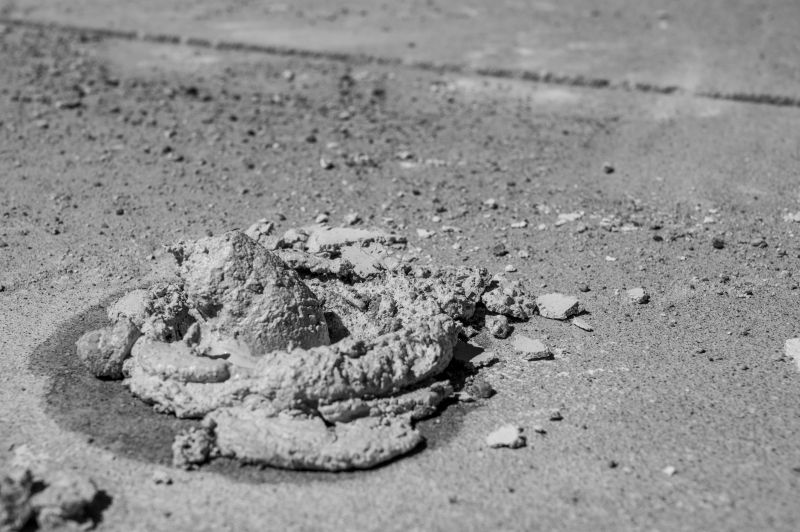 Concrete Driveway Patching detail