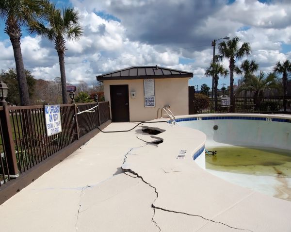 Cracked Patio Repair in Dothan